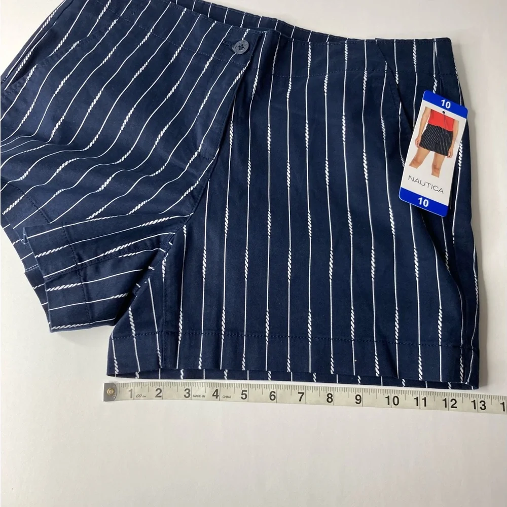 Nautica twill women’s short midrise NWT navy seas inseam 5”